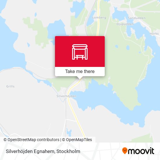 Silverhöjden Egnahem map