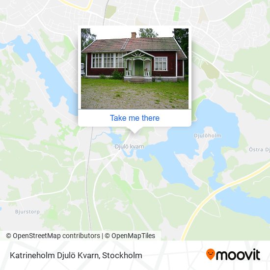 Katrineholm Djulö Kvarn map