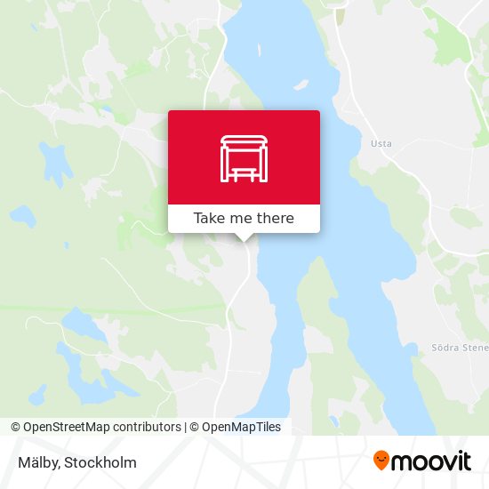 Mälby map