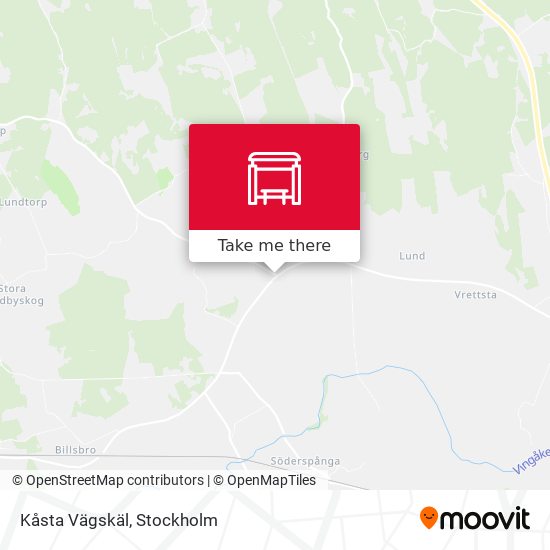 Kåsta Vägskäl map