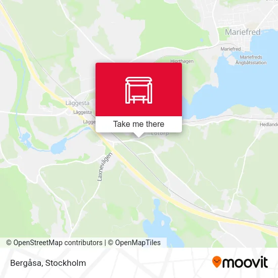 Bergåsa map