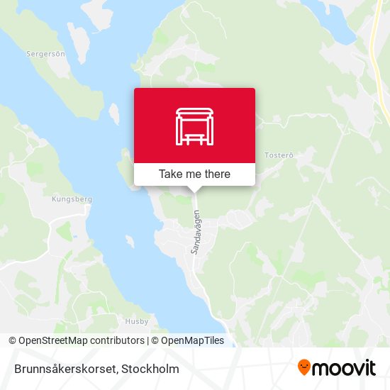 Brunnsåkerskorset map