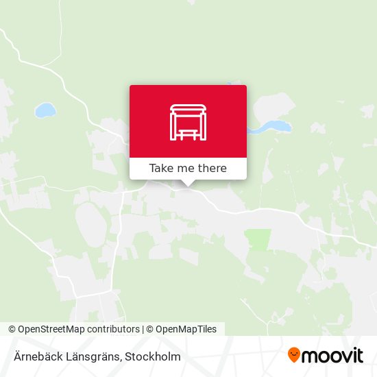 Ärnebäck Länsgräns map