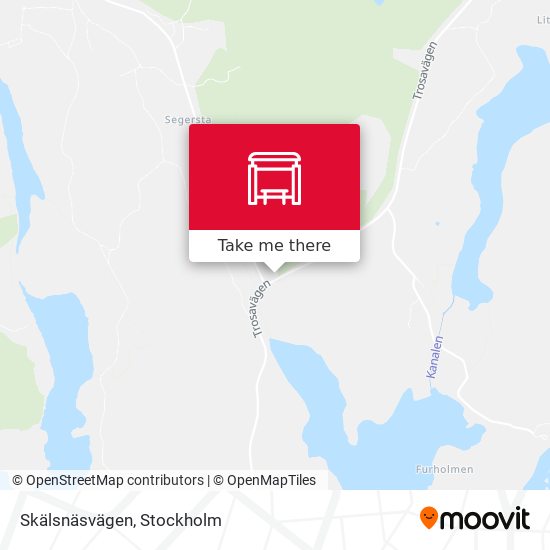 Skälsnäsvägen map