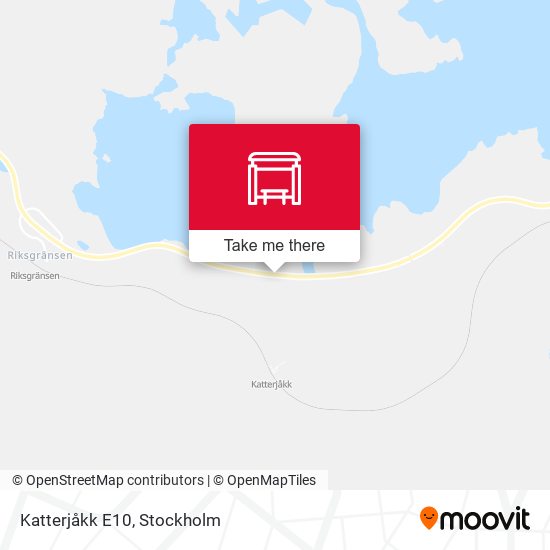 Katterjåkk E10 map