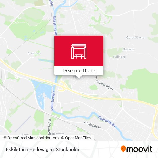 Eskilstuna Hedevägen map