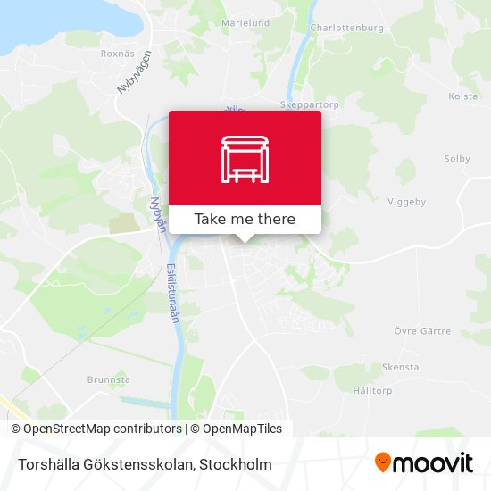 Torshälla Gökstensskolan map