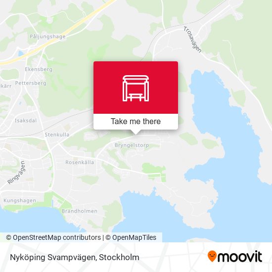 Nyköping Svampvägen map