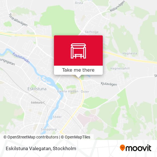 Eskilstuna Valegatan map