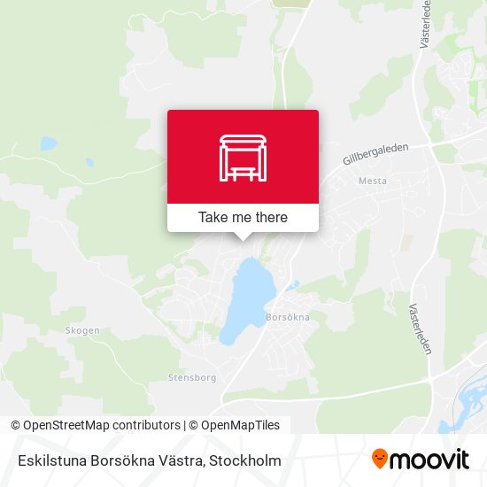 Eskilstuna Borsökna Västra map