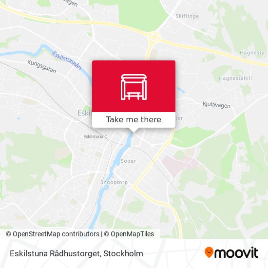 Eskilstuna Rådhustorget map