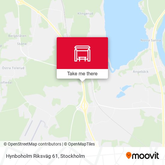 Hynboholm Riksväg 61 map