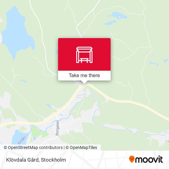 Klövdala Gård map
