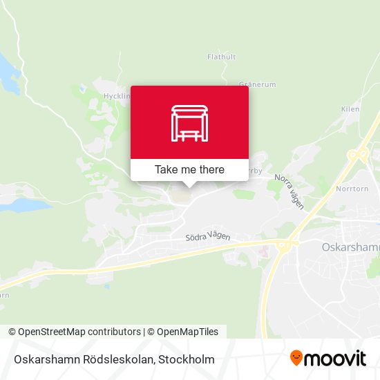 Oskarshamn Rödsleskolan map