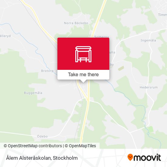 Ålem Alsteråskolan map