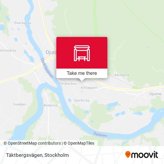 Täktbergsvägen map