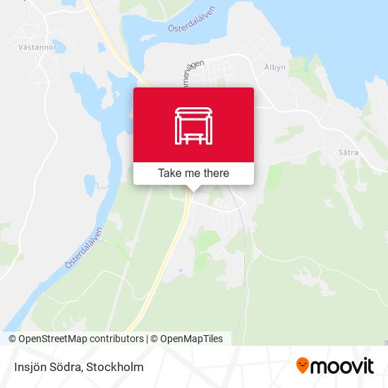 Insjön Södra map