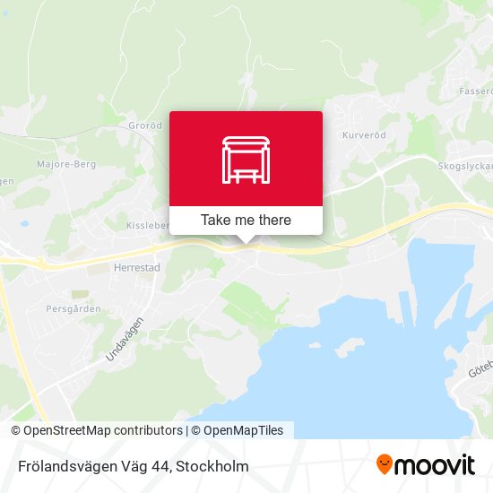 Frölandsvägen Väg 44 map