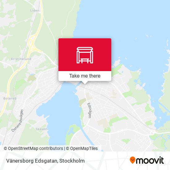 Vänersborg Edsgatan map