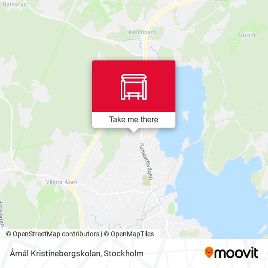 Åmål Kristinebergskolan map