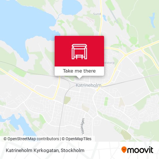 Katrineholm Kyrkogatan map