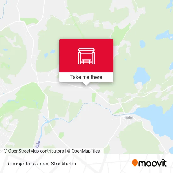 Ramsjödalsvägen map