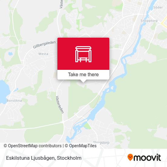 Eskilstuna Ljusbågen map