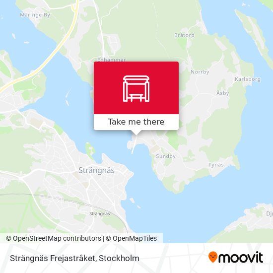 Strängnäs Frejastråket map