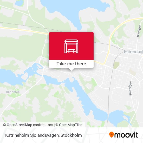 Katrineholm Sjölandsvägen map