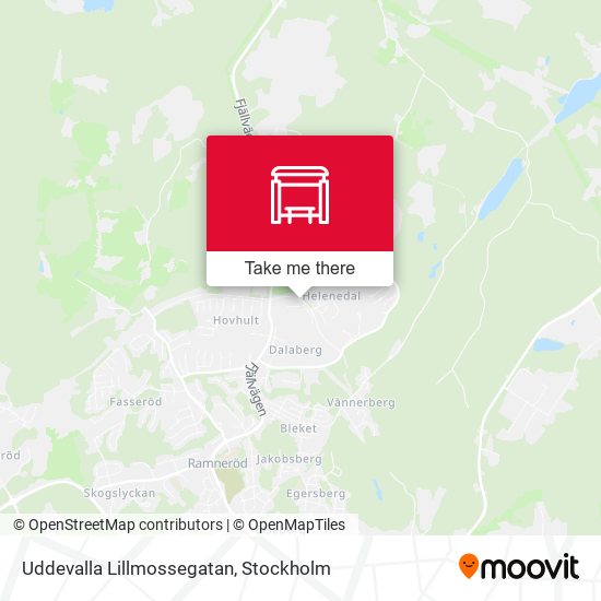 Uddevalla Lillmossegatan map
