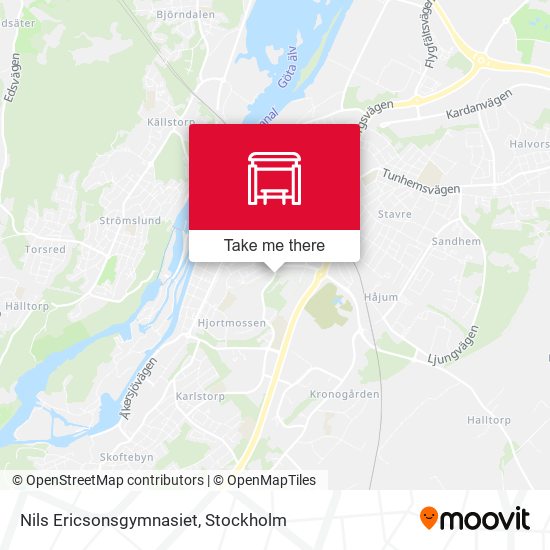 Nils Ericsonsgymnasiet map