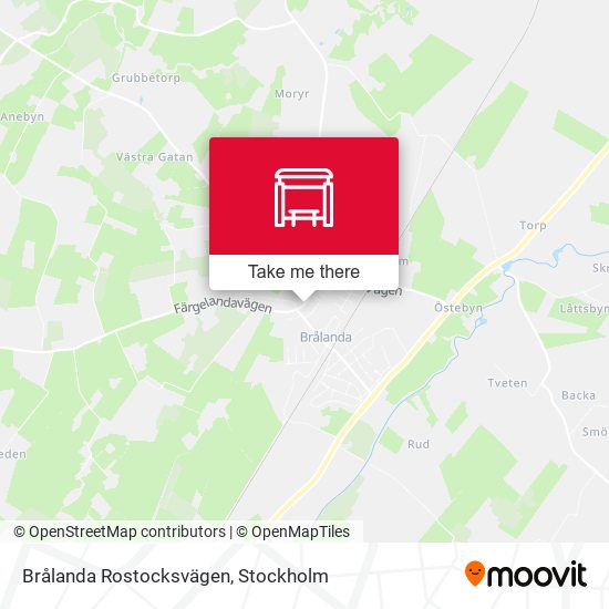 Brålanda Rostocksvägen map