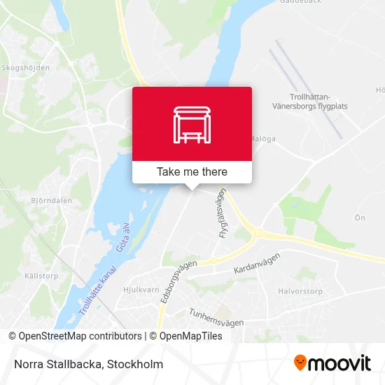 Norra Stallbacka map