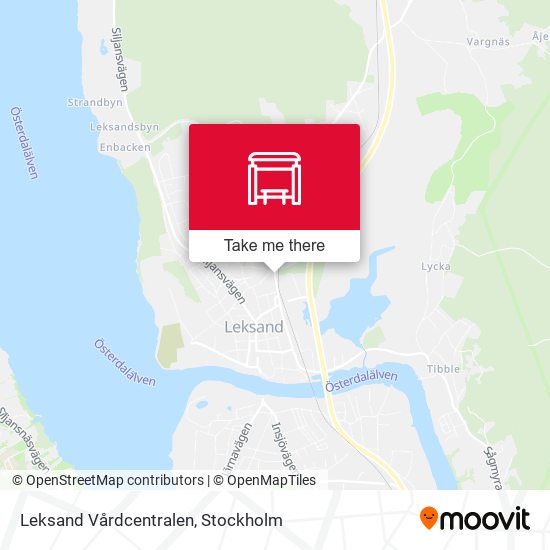 Leksand Vårdcentralen map