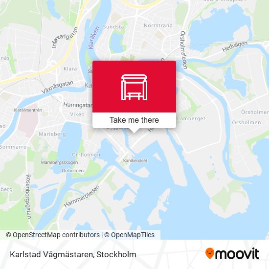 Karlstad Vågmästaren map