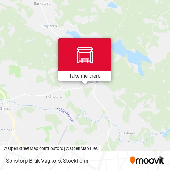 Sonstorp Bruk Vägkors map