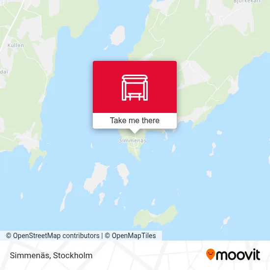 Simmenäs map