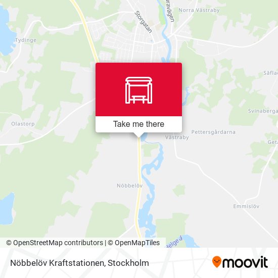 Nöbbelöv Kraftstationen map
