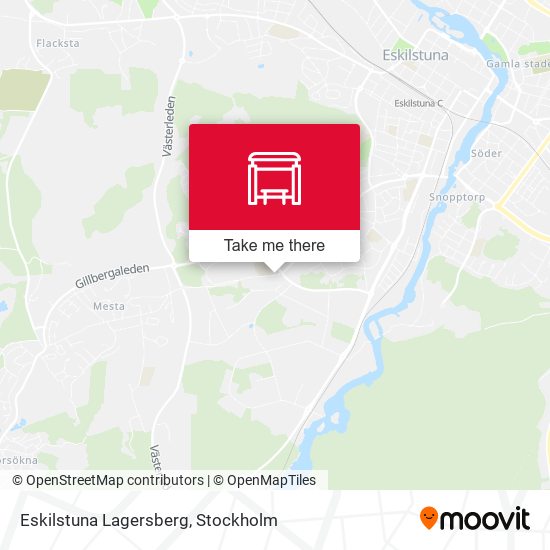 Eskilstuna Lagersberg map