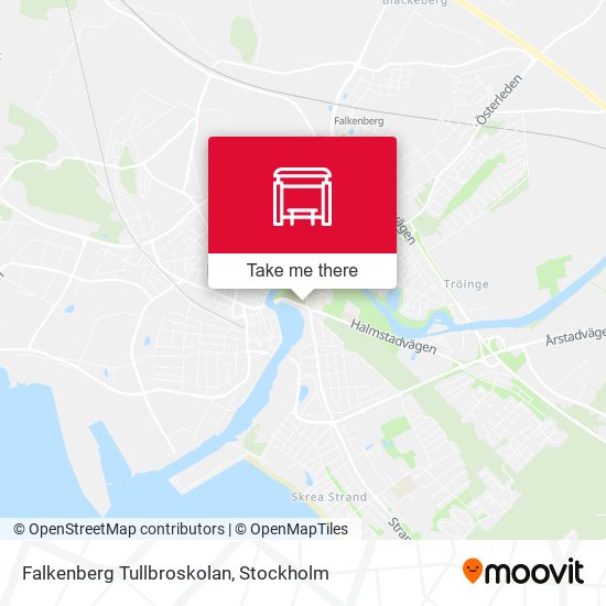 Falkenberg Tullbroskolan map