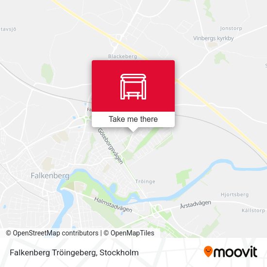Falkenberg Tröingeberg map