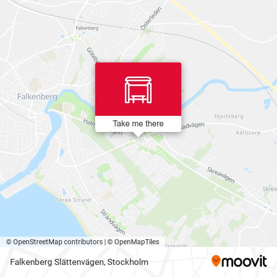Falkenberg Slättenvägen map