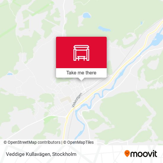 Veddige Kullavägen map