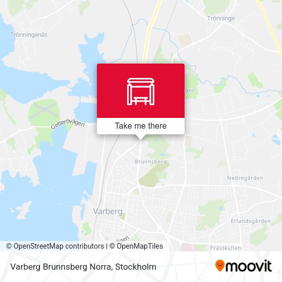 Varberg Brunnsberg Norra map