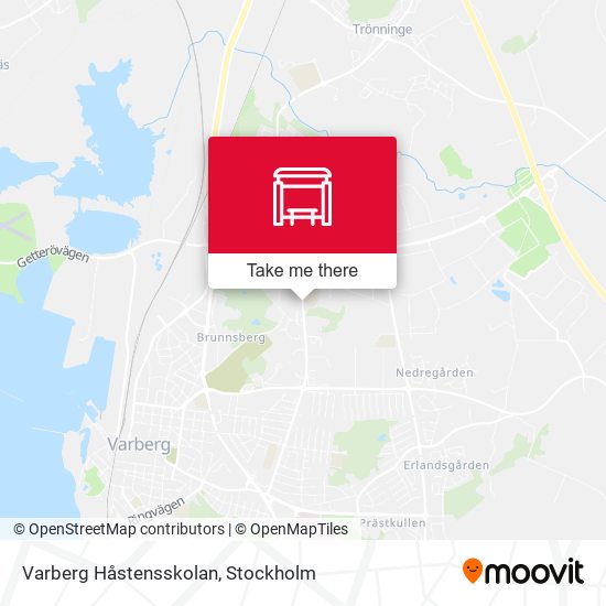 Varberg Håstensskolan map