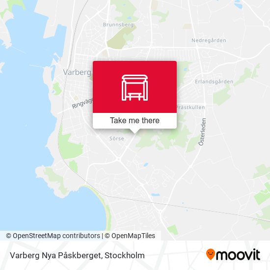 Varberg Nya Påskberget map