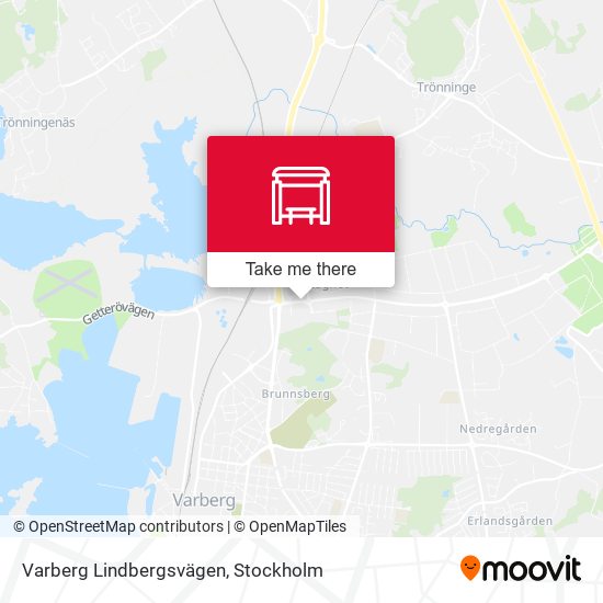 Varberg Lindbergsvägen map