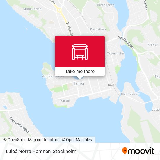 Luleå Norra Hamnen map