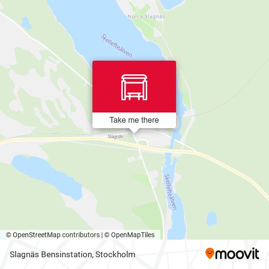 Slagnäs Bensinstation map