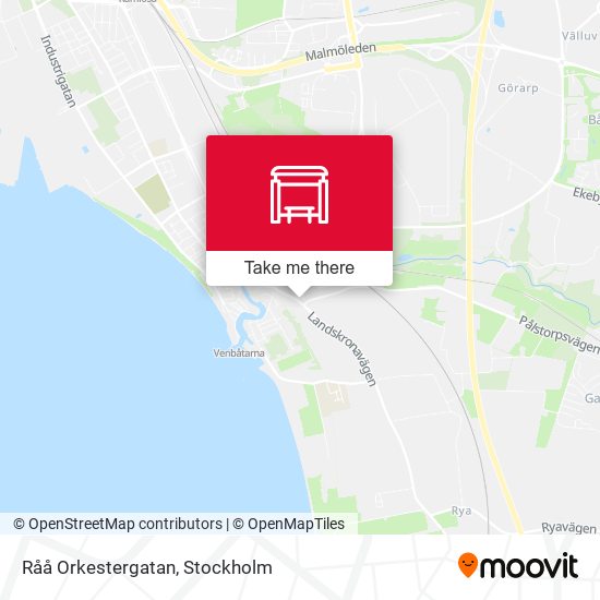 Råå Orkestergatan map